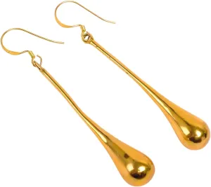 925 Sterling Silver Earrings | Long Drop Earrings | Teardrop Dangle Earrings | Handcrafted Earrings | Women's Earrings | Minimalist Earrings