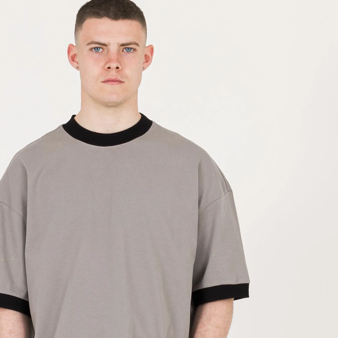 Accent T-Shirt - Granite / Black