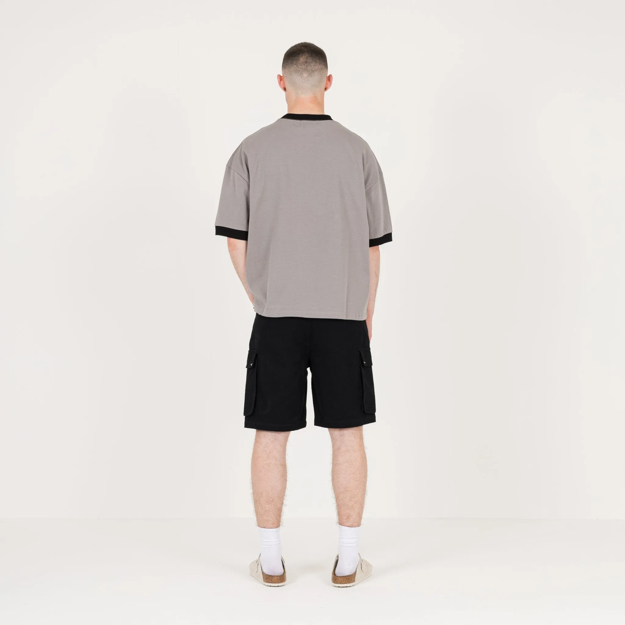 Accent T-Shirt - Granite / Black