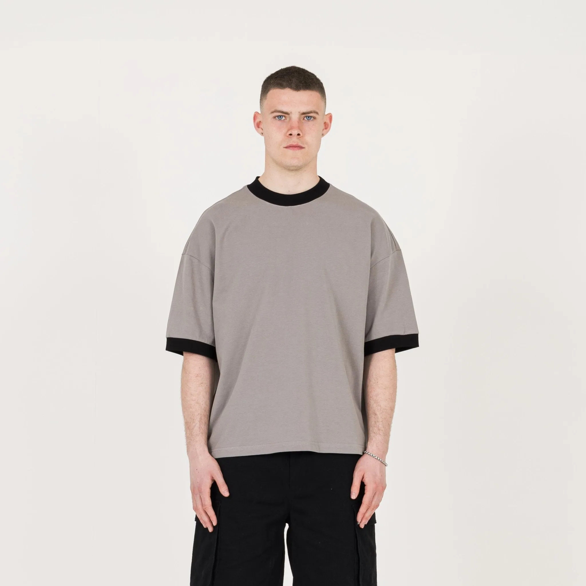 Accent T-Shirt - Granite / Black