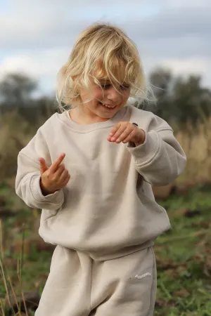 All Fenix - Mini Waves Crew Jumper | Stone