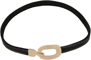 BELLIFFY Neck Chain Neck Strap Fashion Woman Choker Necklace Sets Black Short Collar for Chic Look