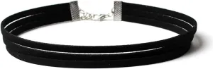 Black Choker Necklaces for Women Metal Round Choker Velvet Lace Choker Necklace Goth Adjustable Layered Choker Necklaces Wedding Jewelry Gifts for Women (H)