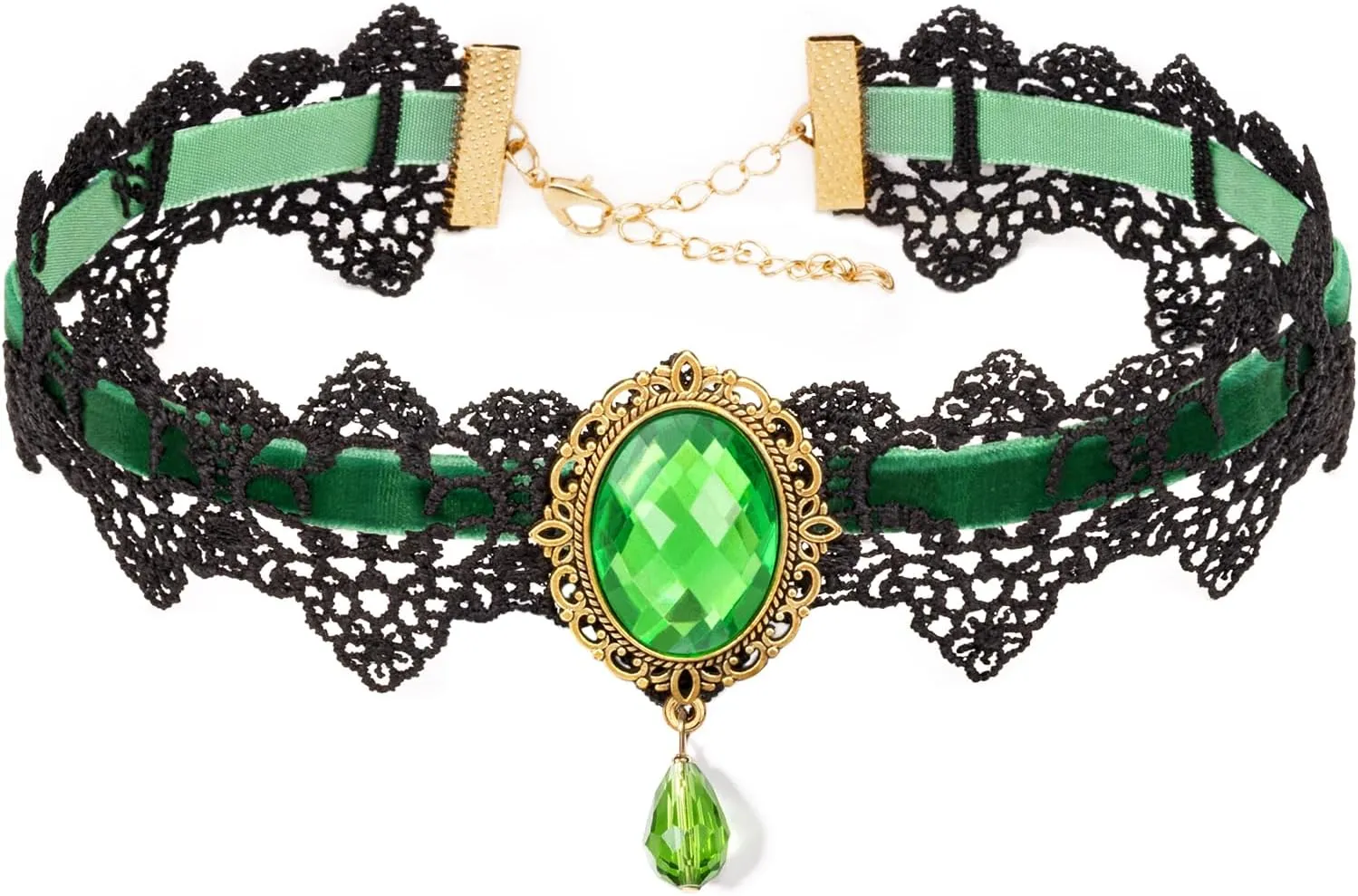 Black Choker Necklaces for Women, Retro Gothic Choker for Halloween Costume Party Vampire Necklace