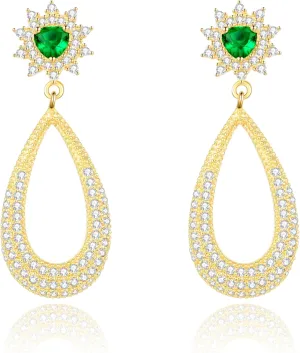 cz earrings for women fashion styles dangle earring gift bag