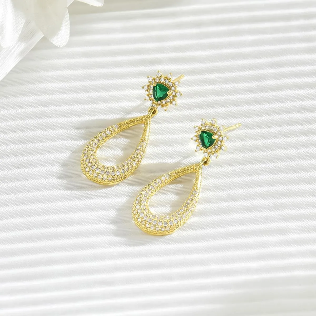 cz earrings for women fashion styles dangle earring gift bag