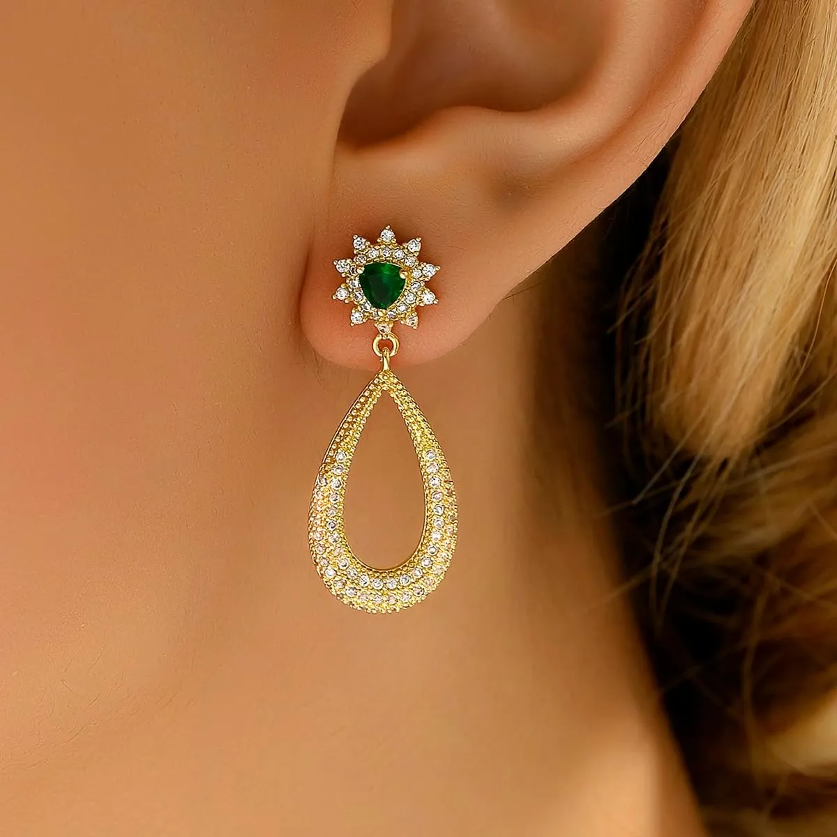 cz earrings for women fashion styles dangle earring gift bag