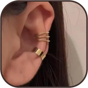 Ear Cuffs Non Piercing Gold Earring Stack Cartilage Earring for Women Trendy Helix Ear Cuff Jewelry Christmas Gifts for Women Stocking Stuffers