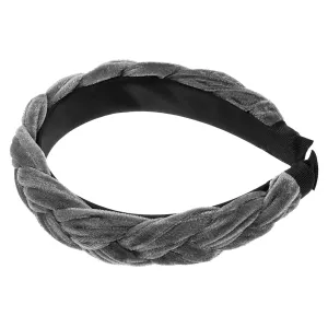 Elegant Gold Velvet Headband Headband for Women Cross Hair Hoop Wide Hair Accessory
