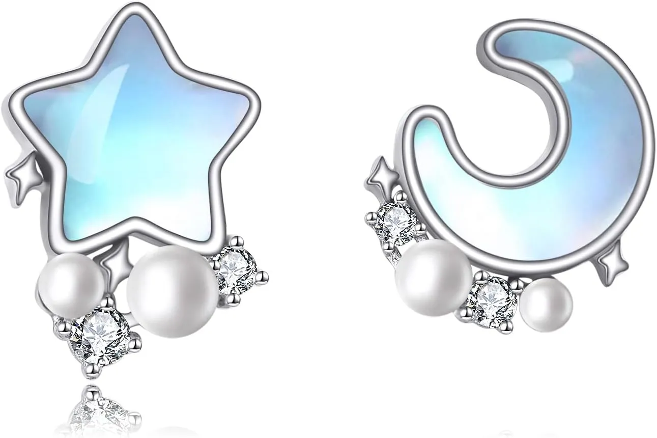 Filigree Teardrop Earrings Sterling Silver Peridot/Pink Opal/Larimar/Black Onyx/Lapis Lazuli Earrings Jewelry Christmas Gifts for Women