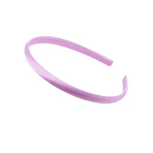 Hemoton 26pcs 1cm Width Fabric Hair Hoops Diy Plastic Headbands Hair Clip Ponytails for Women Scrunchies