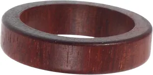 Homoyoyo Stylish Wooden Ring for Couples Vintage Finger Accessory for Men and Women Simple and Present for Ring Lovers Rosewood