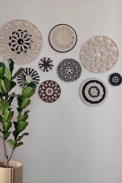 House Of Macrame "Navratna" Loops Wall-Hanging