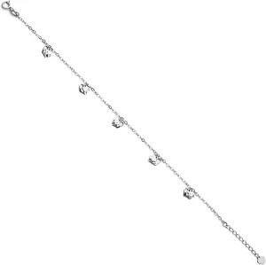 JewelryWeb 14k Gold Light Anklet  1 Inch 9 Inch-Anklet for Women