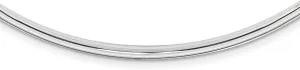 JewelryWeb 925 Sterling Silver Reflections Rhodium Plated Choker Cuff Necklace-Choker-Necklace for Women