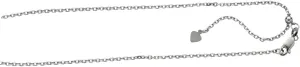 JewelryWeb 925 Sterling Silver Rhodium Finish 0.9mm Sparkle Cut Adjustable Cable Chain Lobster Clasp Anklet-Anklet for Women and Men