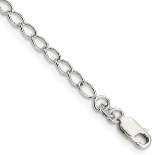 JewelryWeb 925 Sterling Silver Solid Polished 3.00mm Link Chain Bracelet Lobster Claw-Link-Bracelet for Women and Men