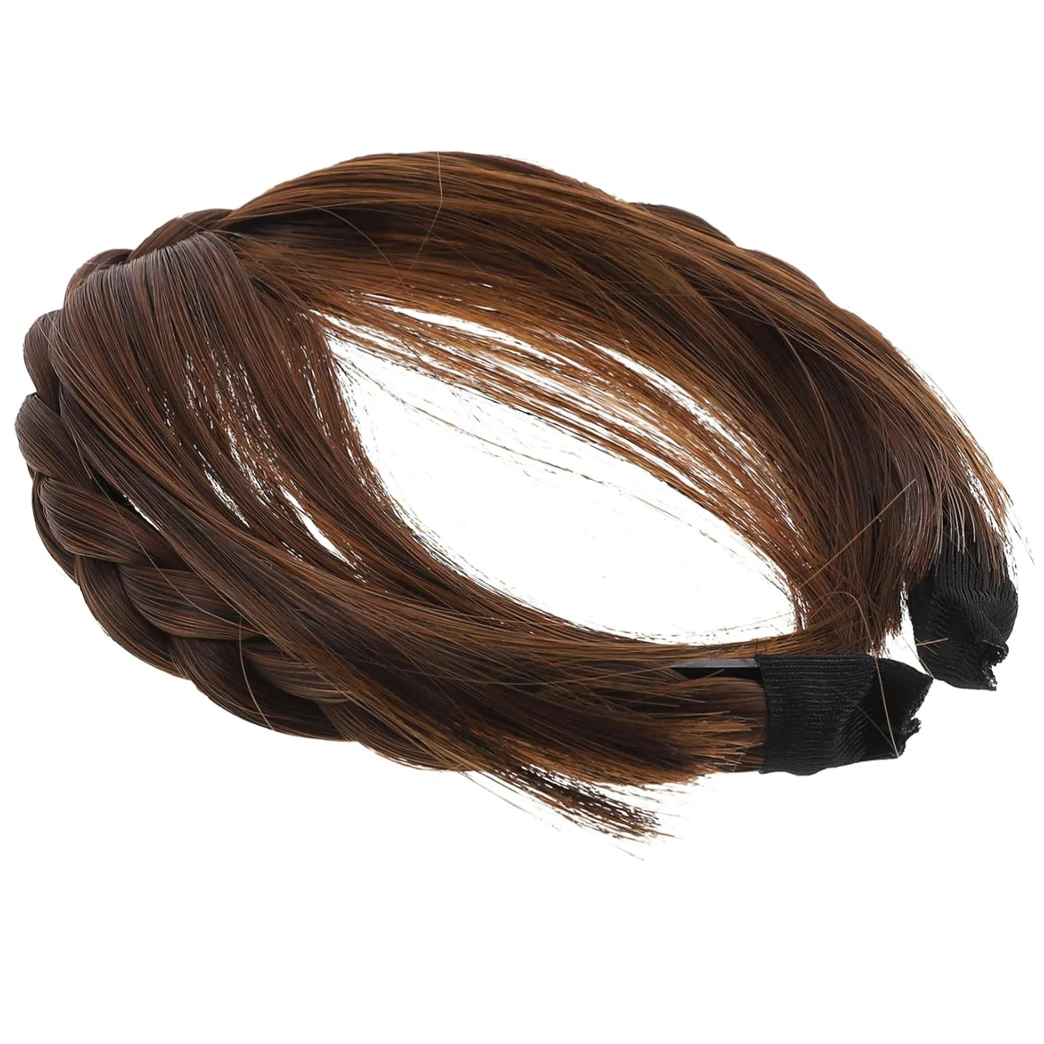 Looking Headband Bangs Wig Front Hair Bangs Extensions Synthetic Wigs for Women Girls Adjustable Headband