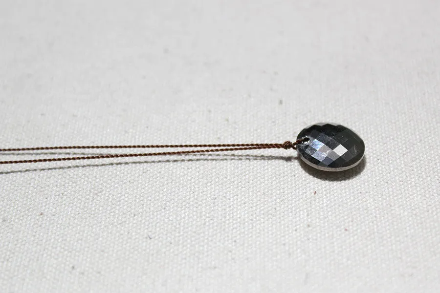 Margaret Solow Pyrite Disc Pendant