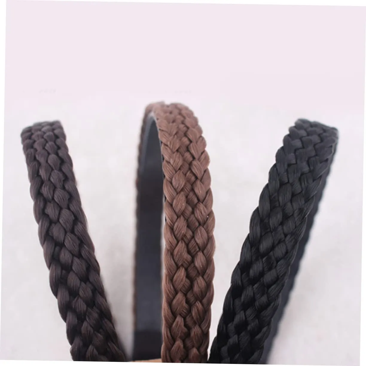 MERRYHAPY Hair Headband Anti-slip Headband Hair Beads for Women Knotted Hoop Fashion Accessory Black