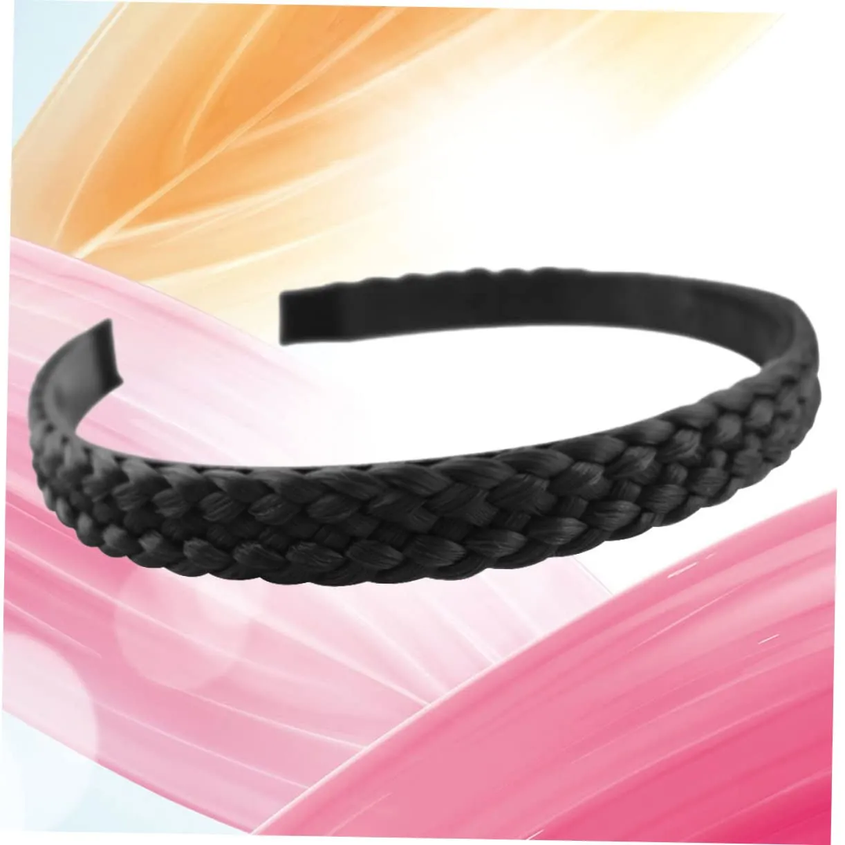 MERRYHAPY Hair Headband Anti-slip Headband Hair Beads for Women Knotted Hoop Fashion Accessory Black