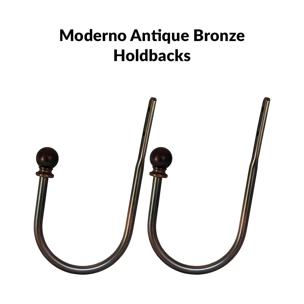 Moderno Pair of Holdbacks