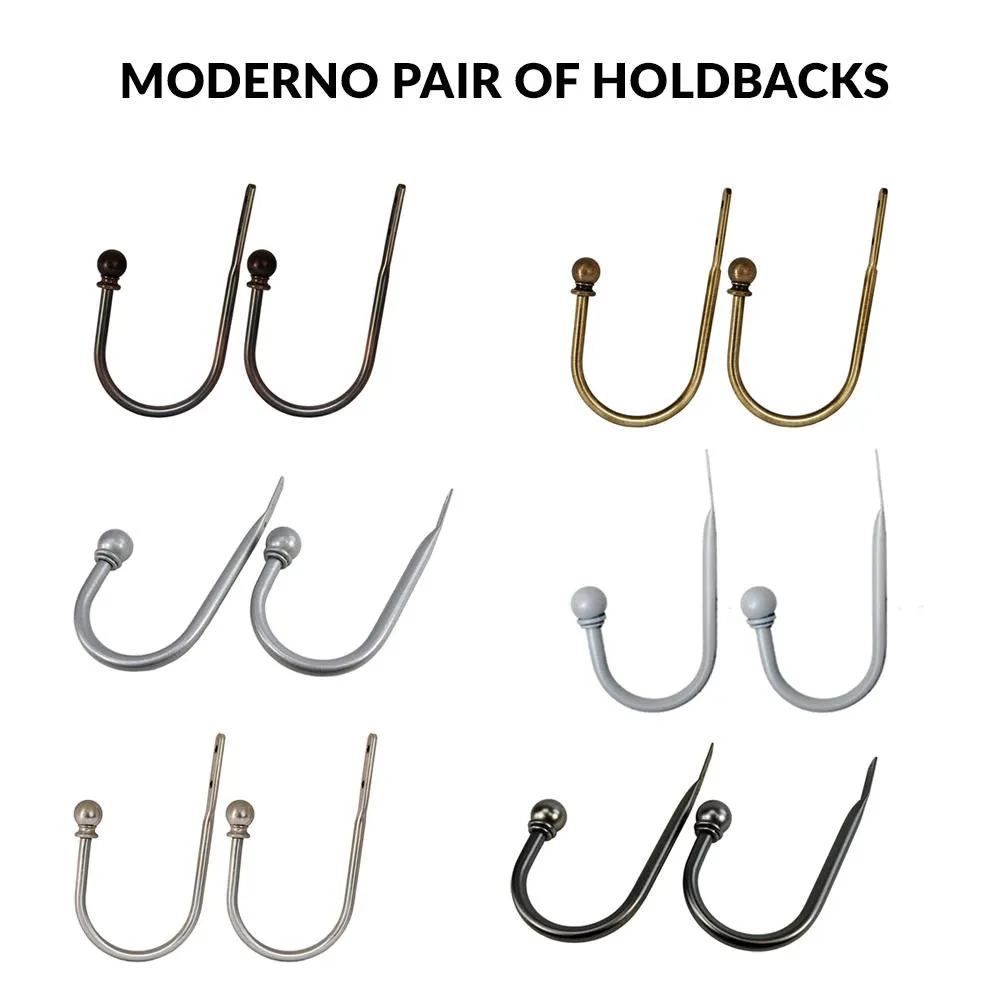 Moderno Pair of Holdbacks