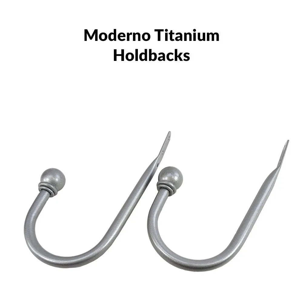 Moderno Pair of Holdbacks