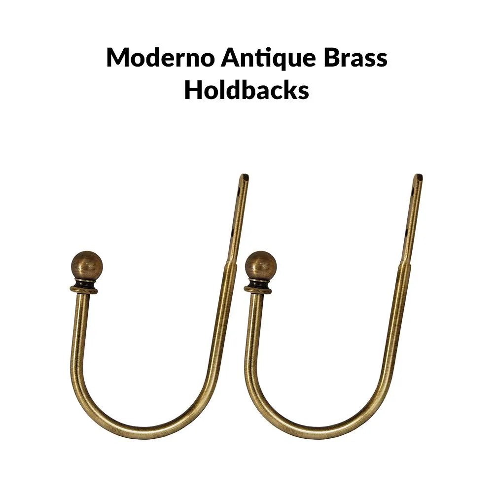 Moderno Pair of Holdbacks