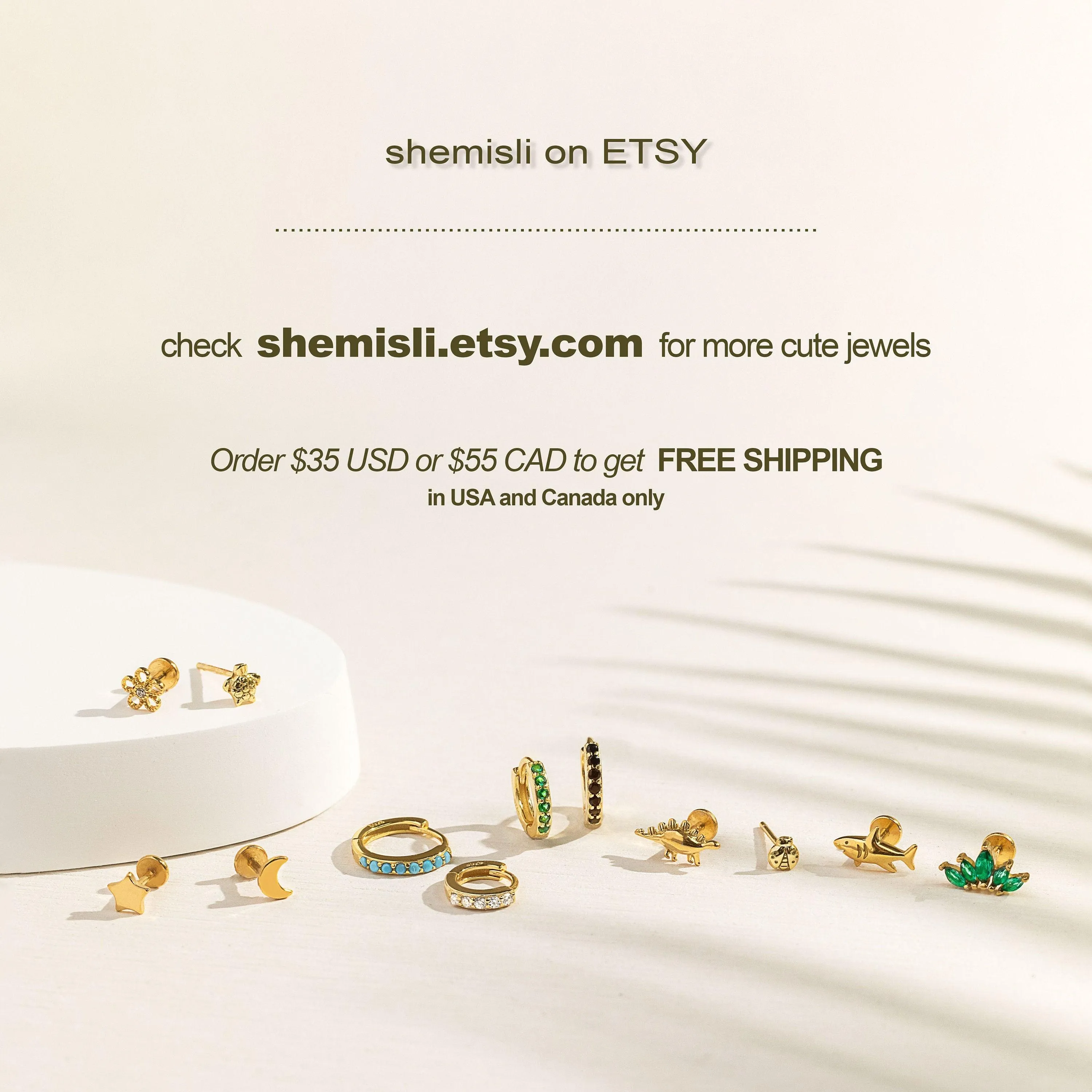 Moon Phase Necklace, Silver or Gold Plated SHEMISLI - SN039