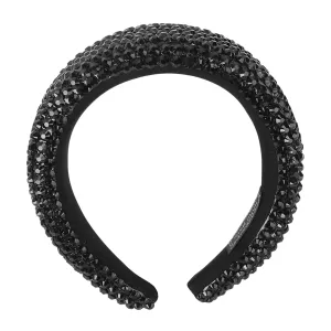 Rhinestone Hair Hoop Wide Bridal Headband Crystal Headwear for Women Fashion Jewelry