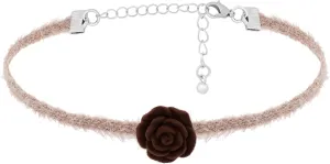 Simple Dainty Rose Flower Choker Necklaces Cottagecore Aesthetic Jewelry Accessories Gifts for Women