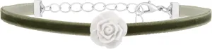 Simple Dainty Rose Flower Choker Necklaces Cottagecore Aesthetic Jewelry Accessories Gifts for Women