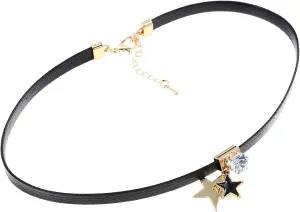 Star Choker Rhinestone Choker Necklace for Women Stylish Lock Collar Star Pendant for Valentine Day Birthdays and Special Occasions