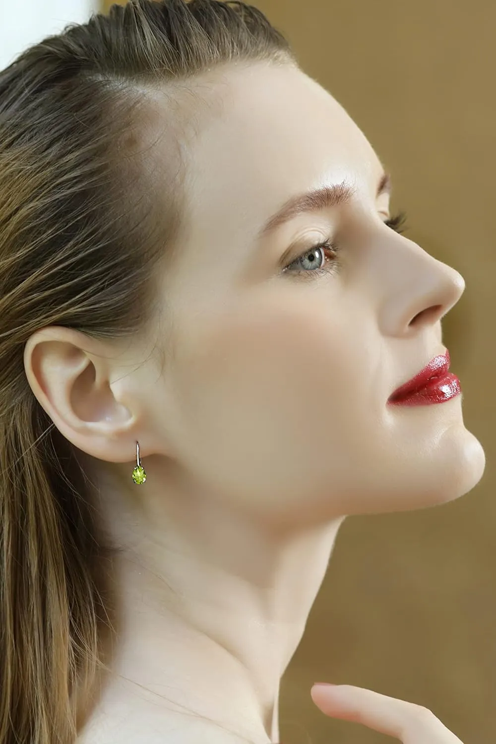 Sterling Silver Earrings for Women, Birthstone Earrings, Genuine-Synthetic Gemstone Earrings, Teardrop Earrings, Leverback Earrings, Huggie Earrings for Women, Dangle Earrings, Drop Earrings for Women