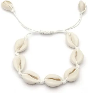 Summer Beach Shell Anklets Handmade Adjustable Leather Rope Legs Bracelets Boho Foot Chain Sandal Statement Jewelry Gift Friend