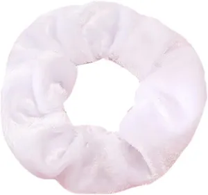 Woman Velvet Scrunchies Solid Hair Ring Ties for Girls Ponytail Holders Rubber Band Elastic Hairband Hair Accessories Headwear(G)