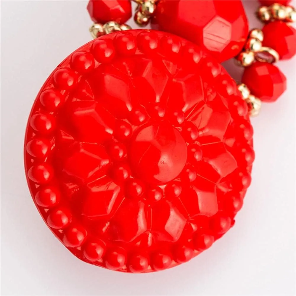 Women Jewelry European Multi-Layer Braided Fringes Resin Earrings Bohemian Minimalist Popular Drop Earrings